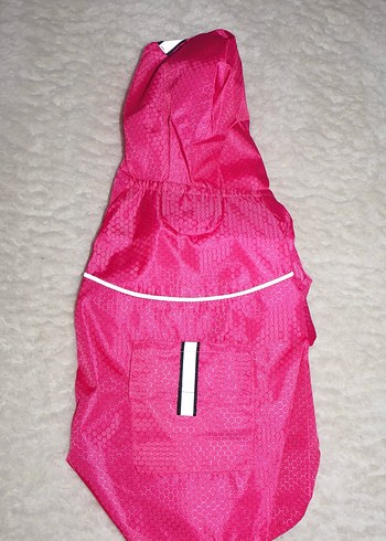 Pembe Reflektörlü Köpek Yağmurluk - Görsel 7