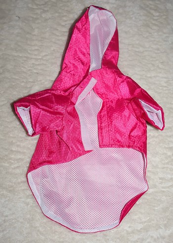 Pembe Reflektörlü Köpek Yağmurluk - Görsel 5