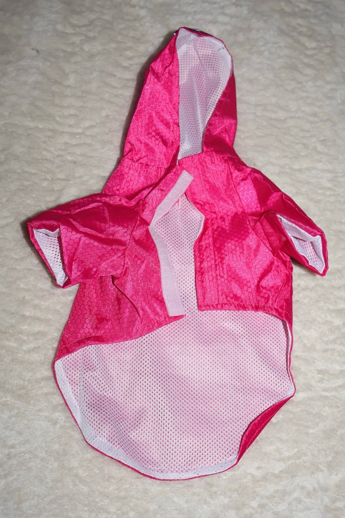 Pembe Reflektörlü Köpek Yağmurluk - Görsel 5