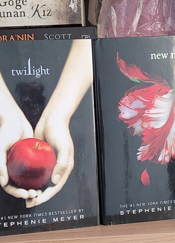 Twilight ilk 2 kitap ciltli orijinal dil 