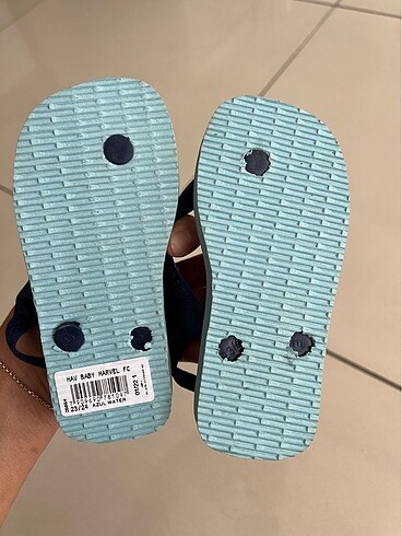 25 Beden mavi Renk Havaianas orijinal çocuk sandaleti