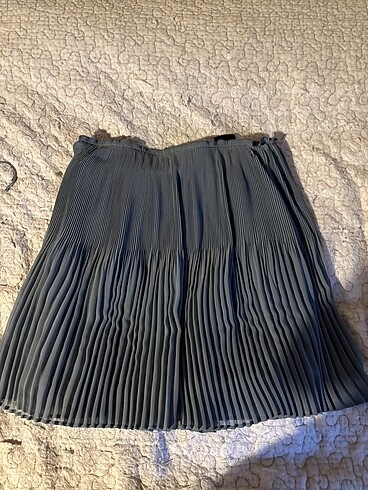 H&M Orta Boy Yeşil Etek - Görsel 4