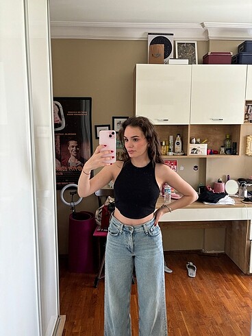 Bershka Halter Yaka Crop