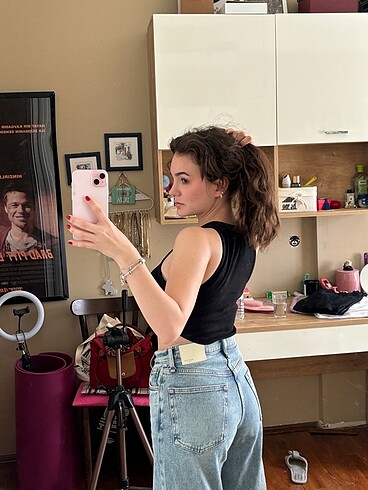 Bershka Halter Yaka Crop - Görsel 4