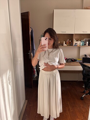 Forever 21 Beyaz Şık Pantolon - Görsel 2