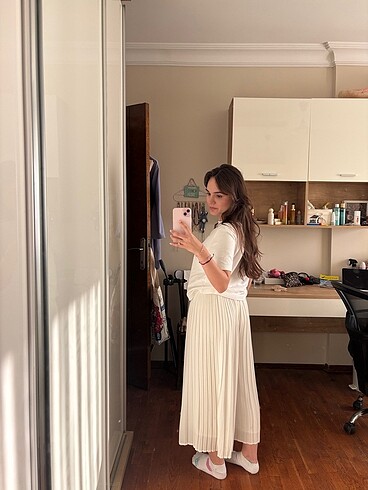 Forever 21 Beyaz Şık Pantolon - Görsel 3