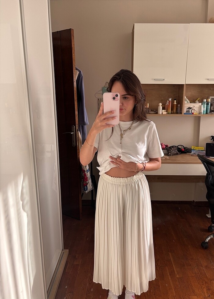 Forever 21 Beyaz Şık Pantolon - Görsel 2