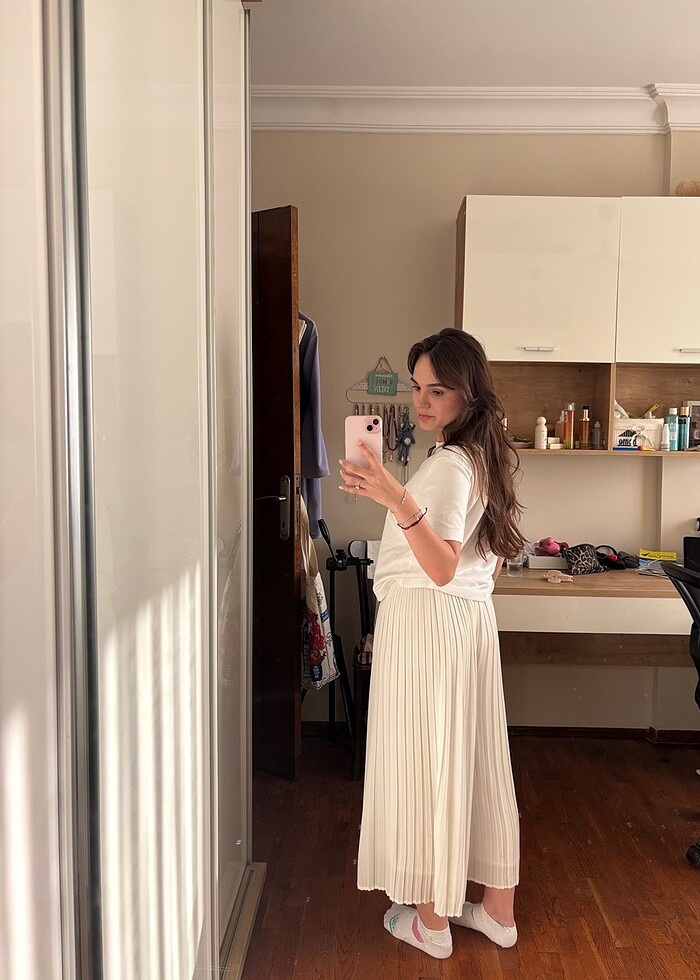 Forever 21 Beyaz Şık Pantolon - Görsel 3