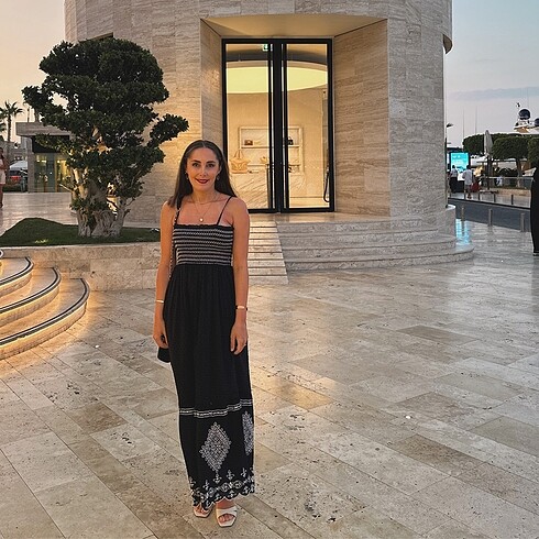 Zara uzun elbise