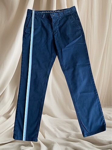 Massimo Dutti Massimo Dutti lacivert kanvas erkek pantolon 42 beden
