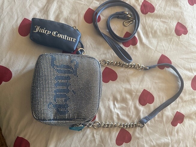 Beden mavi Renk Orjinal Juicy Couture Çanta