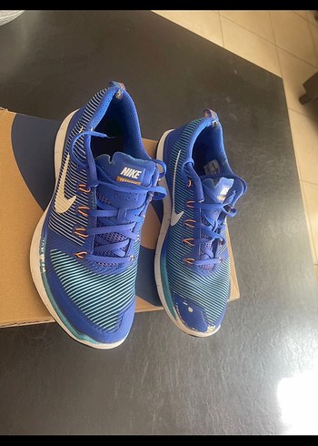 Nike Erkek Renkli Baskılı Mavi Spor Ayakkabı - Görsel 2