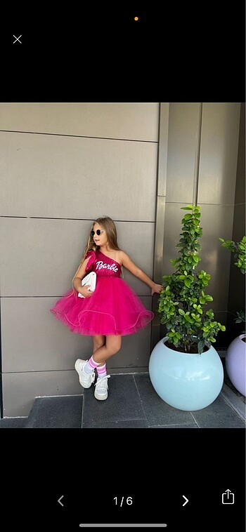 Barbie Pembe Barbie Şık Abiye