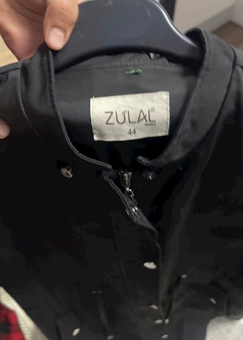 Düğmeli Siyah Kadın Trençkot - Görsel 7