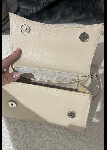 Manuka krem  Deri Kadın El Çantası - Minimalist Şıklık - Görsel 7