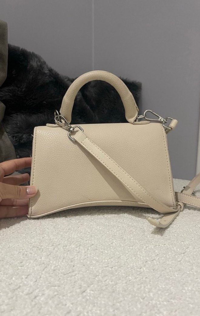 Manuka krem  Deri Kadın El Çantası - Minimalist Şıklık - Görsel 5