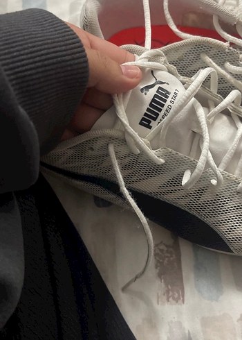 Beyaz Erkek Bağcıklı Spor Ayakkabı - Görsel 5