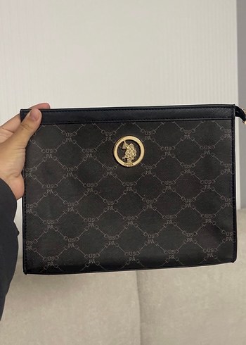 Gri Fermuarlı Modern Klasik Kadın Çanta - Görsel 2