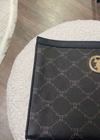 Gri Fermuarlı Modern Klasik Kadın Çanta - Görsel 5