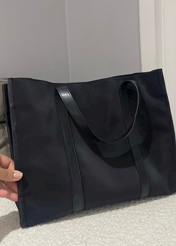 MANUKA Siyah Deri Kadın Çanta - Görsel 7