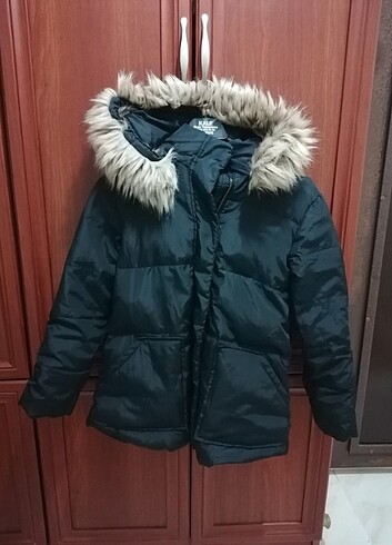 ZARA GİRLS MONT KÜRK ÇIKARILABİLİR 140CM
