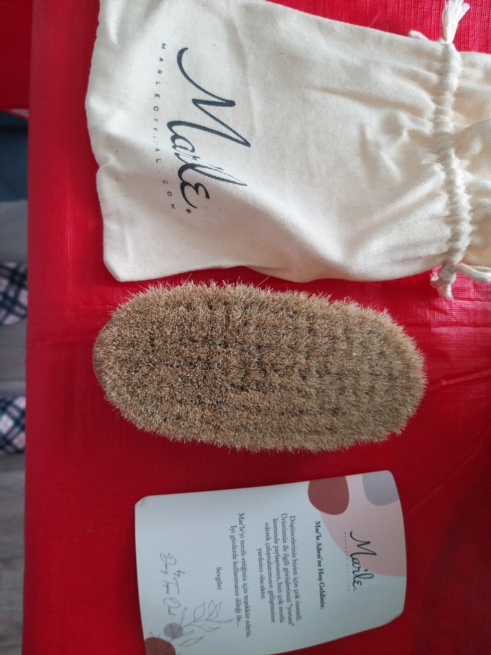 Marle %100 Doğal At kılı  Fırça - Görsel 2