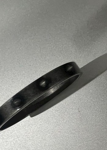 Siyah Çivili Rock Punk Bileklik - Görsel 3