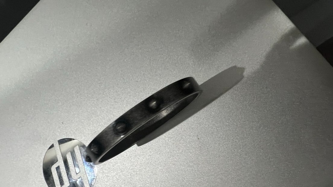 Siyah Çivili Rock Punk Bileklik - Görsel 3