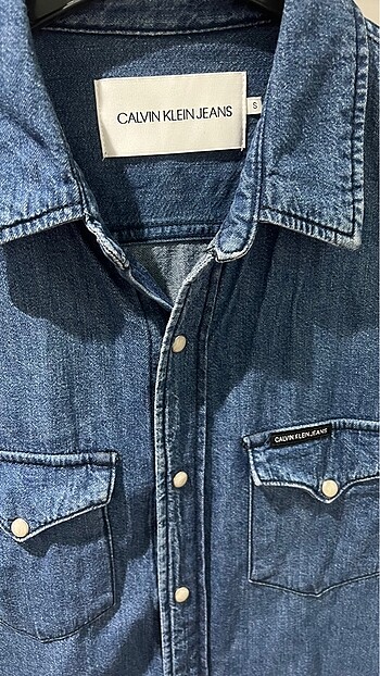 Calvin Klein Calvin klein kot gömlek orjinal