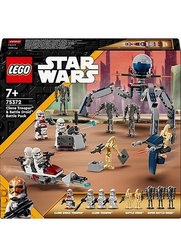LEGO Star Wars Klon Trooper ve Savaş Droidi Savaş Paketi Seti 75