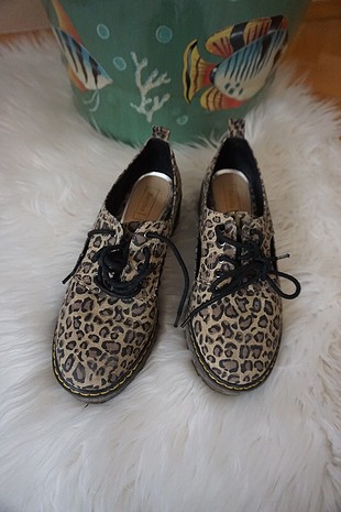 Bershka Leopar desenli oxford
