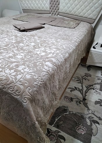 güpürlü battaniye seti - Görsel 2