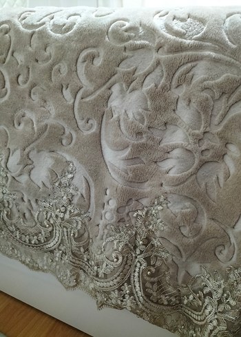 güpürlü battaniye seti - Görsel 4