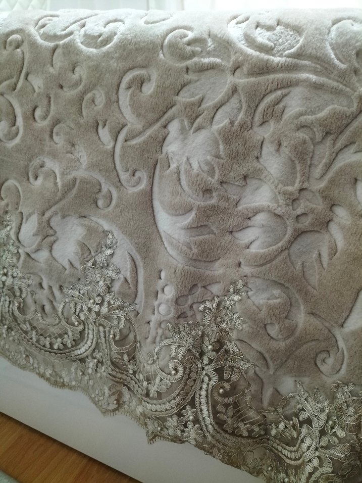 güpürlü battaniye seti - Görsel 4