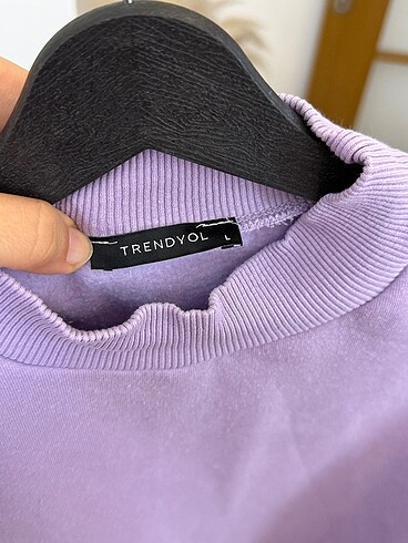 l Beden mor Renk Sweatshirt