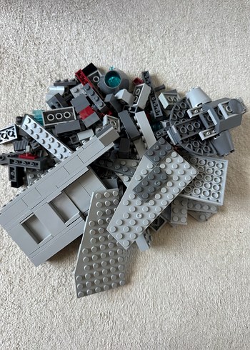 Gri Lego Parçaları Seti 250 parça