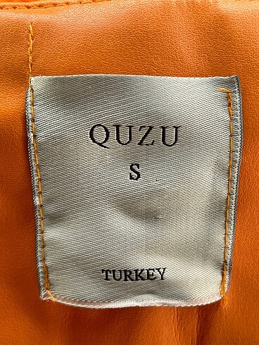 s Beden turuncu Renk Quzu Blazer %70 İndirimli.