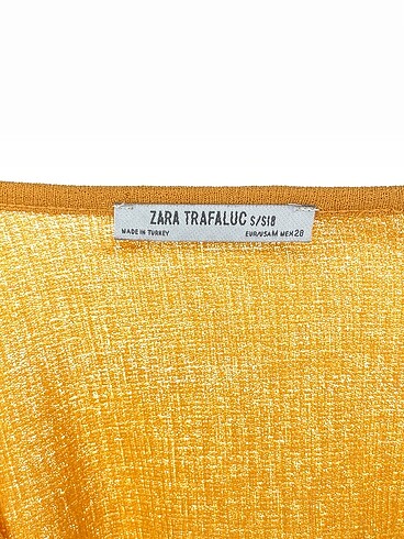 m Beden sarı Renk Zara Bluz %70 İndirimli.