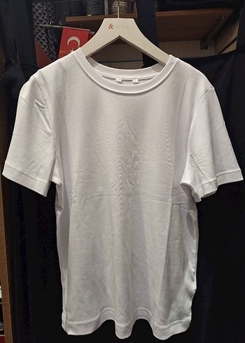 Kadın Beyaz Pamuklu Basic Tişört - Görsel 2