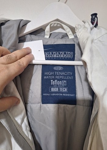 Beyaz Gri Erkek Kayak Ceketi - Görsel 2