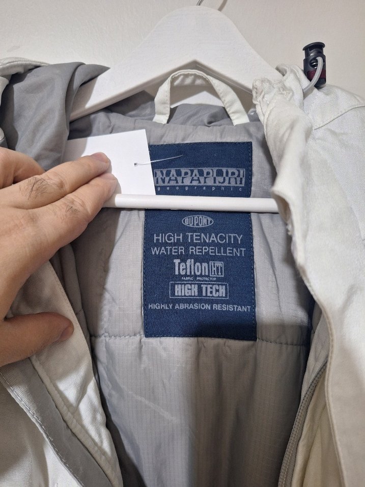 Beyaz Gri Erkek Kayak Ceketi - Görsel 2