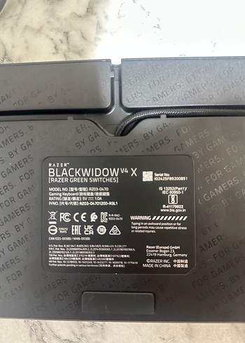 Razer BlackWidow V4 X Mekanik RGB Oyun Klavyesi - Görsel 6