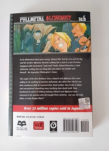 Fullmetal Alchemist Volume 6 İngilizce Manga