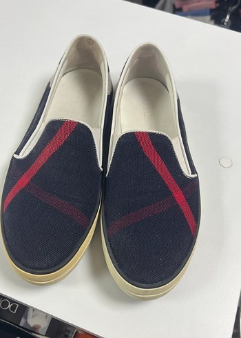 Erkek Lacivert Ekoseli Kaydırma Ayakkabı - Görsel 6