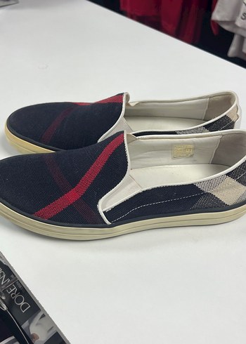 Erkek Lacivert Ekoseli Kaydırma Ayakkabı - Görsel 3