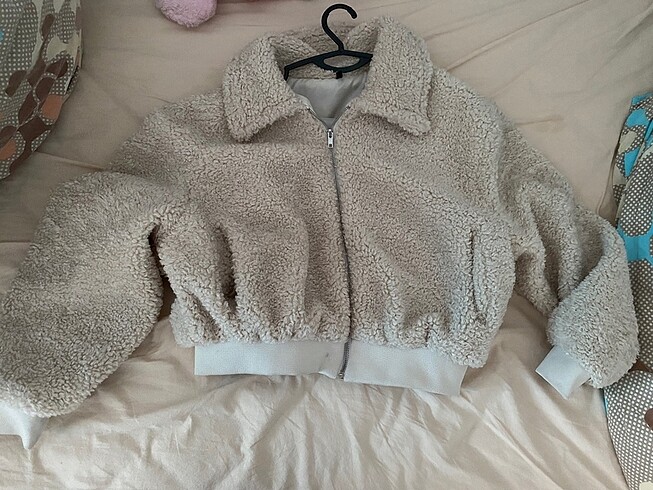 Trendyol & Milla trendyolmilla crop peluş ceket