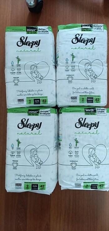 Sleepy Natural 2 Beden 168 adet