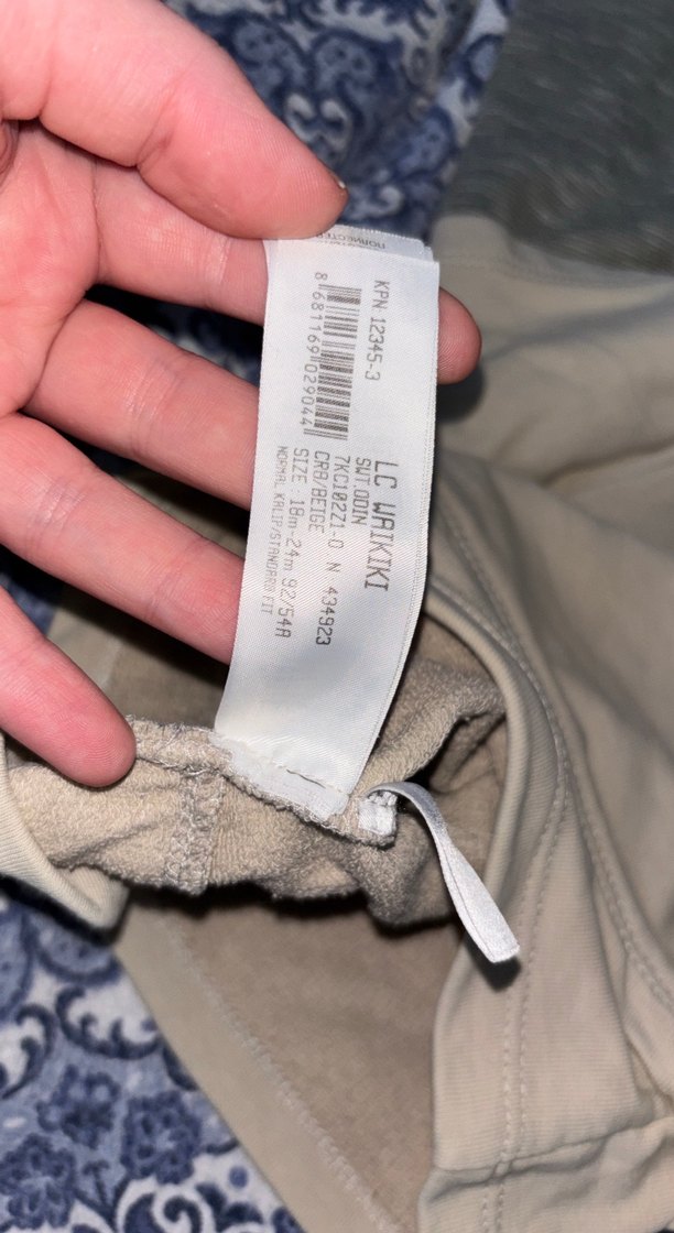 Bej Uzun Kollu Bebek Üstü Düğmeli - Görsel 3