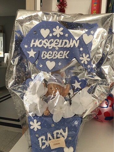 Hoşgeldin bebek masa süsü