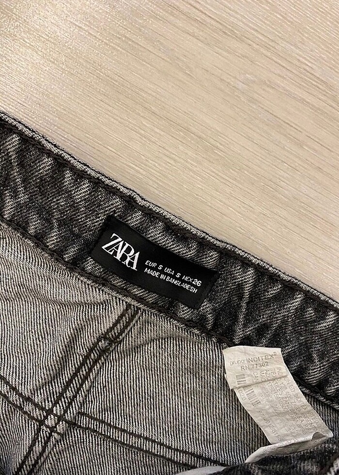 zara mini kot etek - Görsel 2